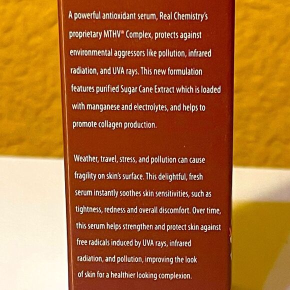 Real CHEMISTRY Environmental Rescue Daily Serum w/ MTHV Complex Full Size - Picture 5 of 16